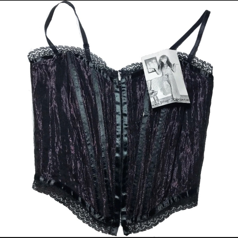 Vintage Nwt Goth Betsey Johnson corset
